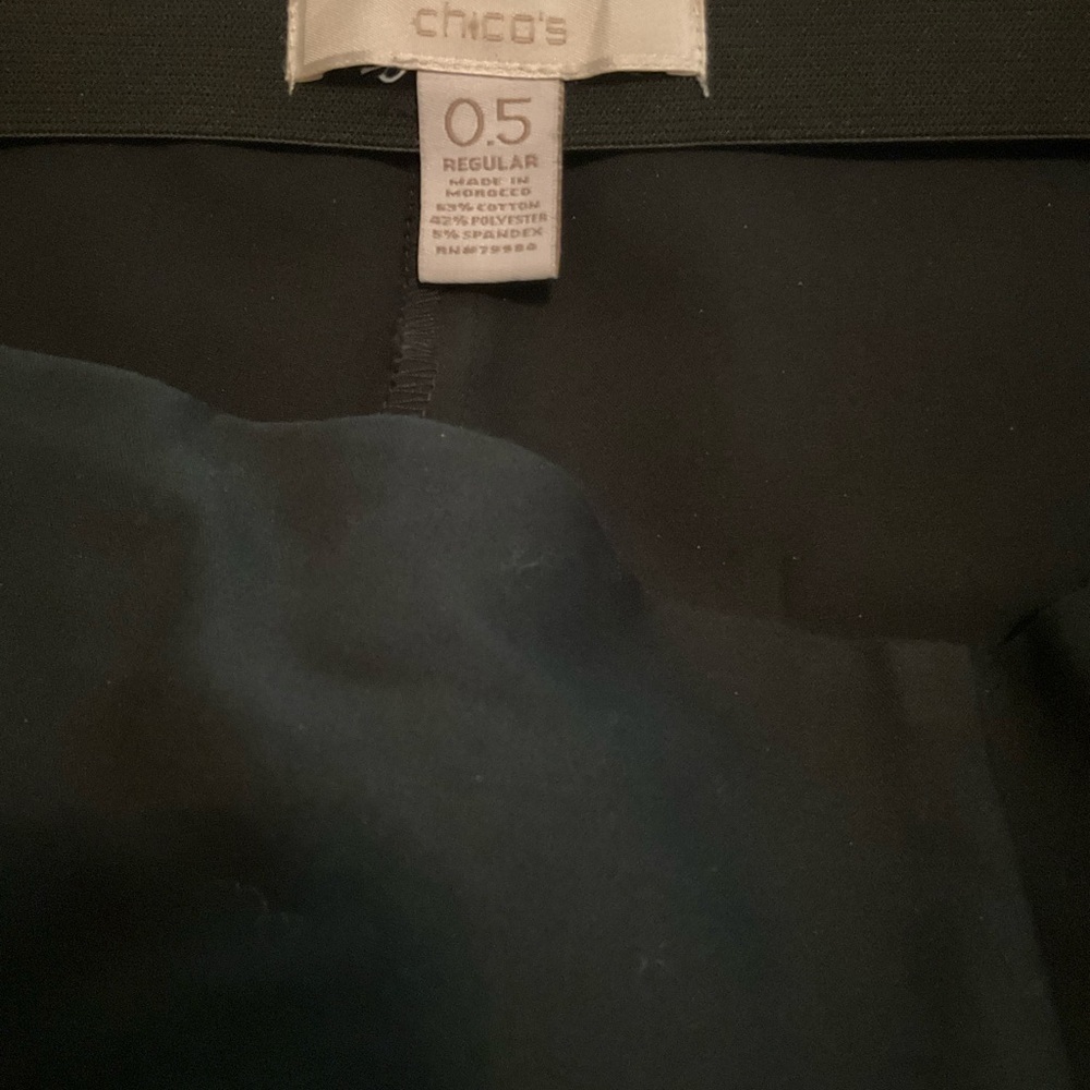 Chicos black slacks - Picture 4 of 4